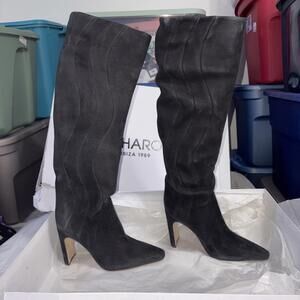 Ripple Boots in Black Wave Charo Ruiz Ibiza Sz37 Suede‎ New Revolve $493.00